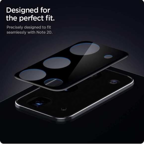 Spigen Camera lens Screen Protector 
Glass designed for Galaxy Note 20 [2 Pack] - Picture 4 of 6